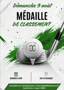 Affiche Médaille de Classement